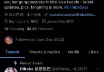 赵立坚转发迪丽热巴推特（热巴粉丝说不用觉得高大上夸个没完）