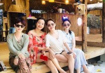 大S和好友聚会（不穿奢侈服装也气质好具俊晔穿情侣款同行）