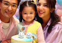 TVB视帝陈展鹏为4岁女儿庆生  多位明星带娃参加他女儿派对
